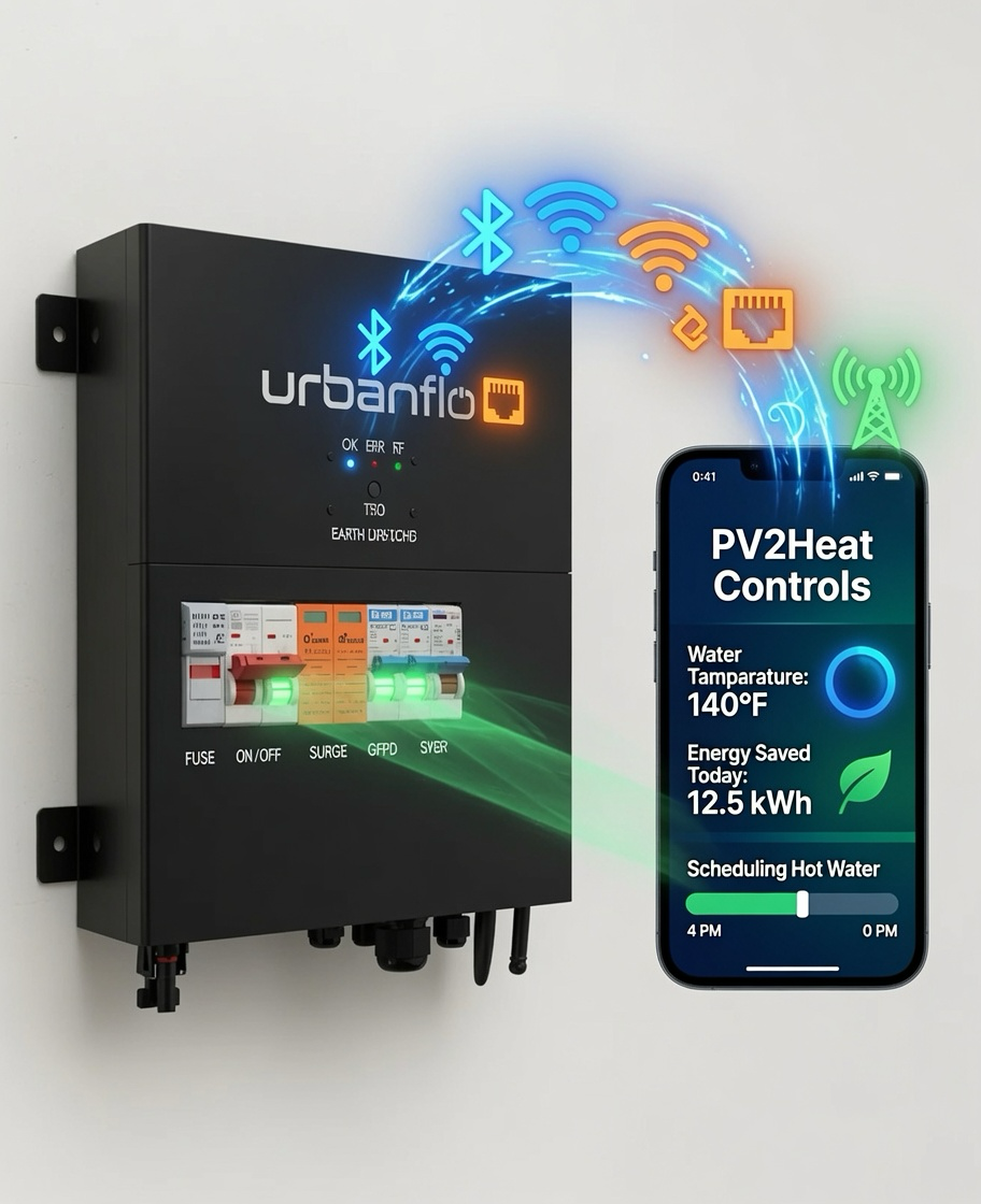 Control and monitor UrbanFlo from your smartphone